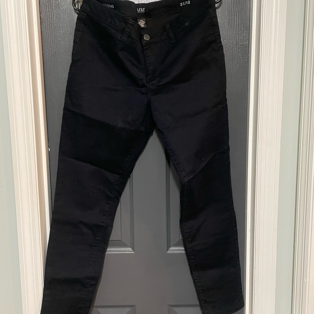 Like New! a.n.a Jeggings - Black, size 12